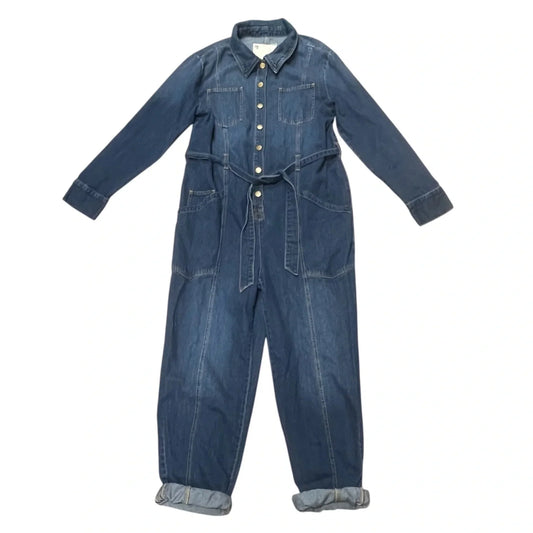 Jumpsuit By Pilcro In Blue Denim, Size: M
