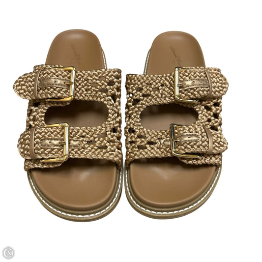 Sandals Flats By Universal Thread In Tan, Size: 7.5