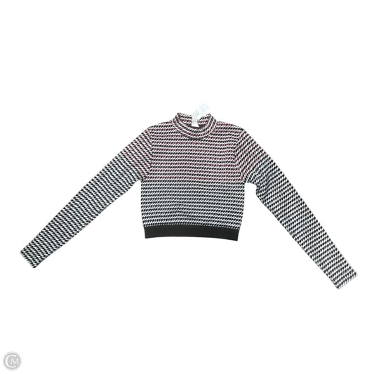 Athletic Top Long Sleeve Collar By Fabletics In Green & Red, Size: S