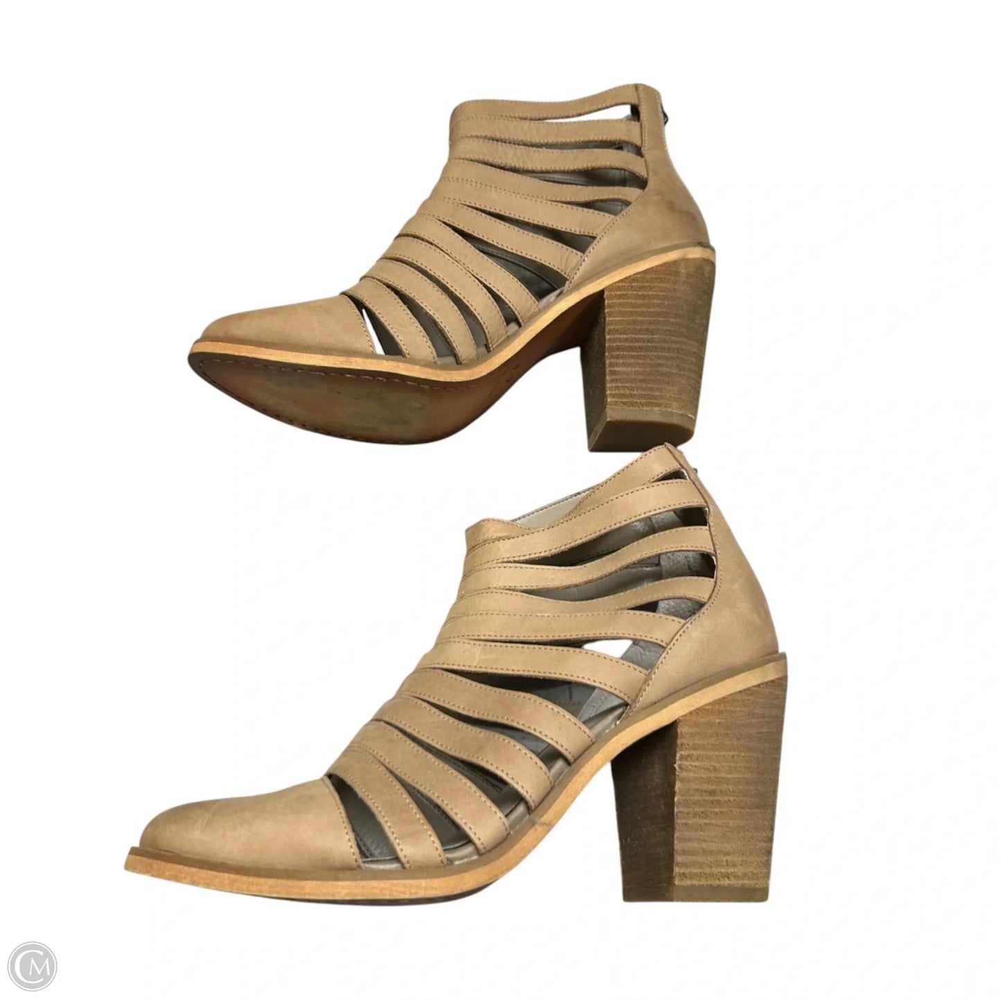 Shoes Heels Block By Hinge In Tan, Size: 8.5
