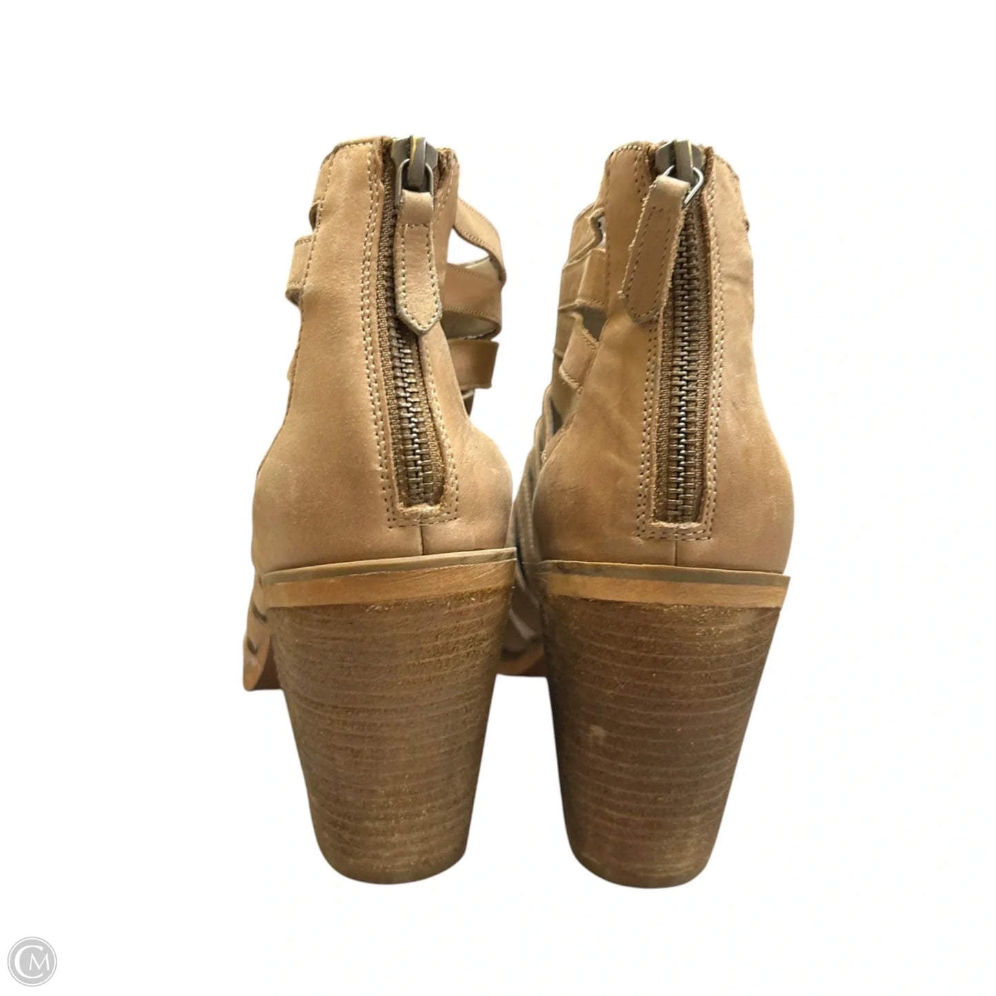 Shoes Heels Block By Hinge In Tan, Size: 8.5