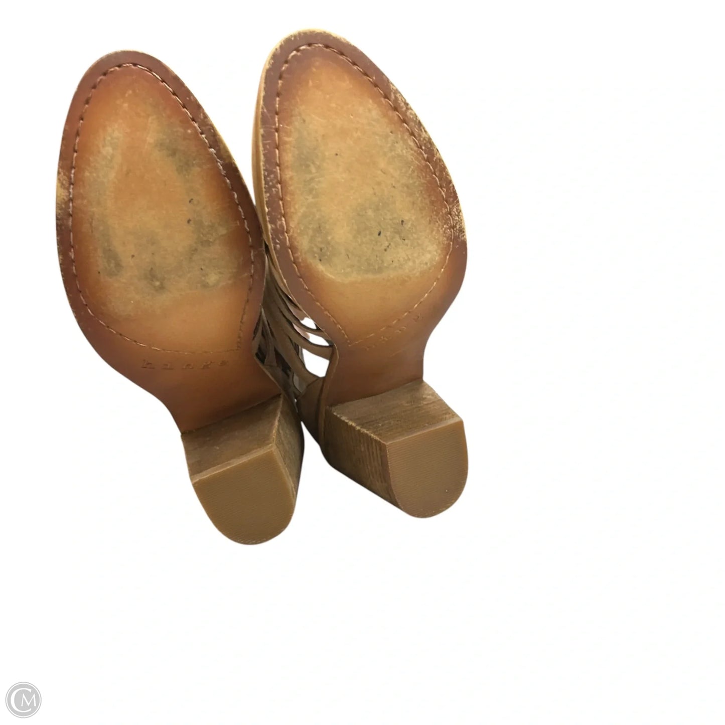 Shoes Heels Block By Hinge In Tan, Size: 8.5