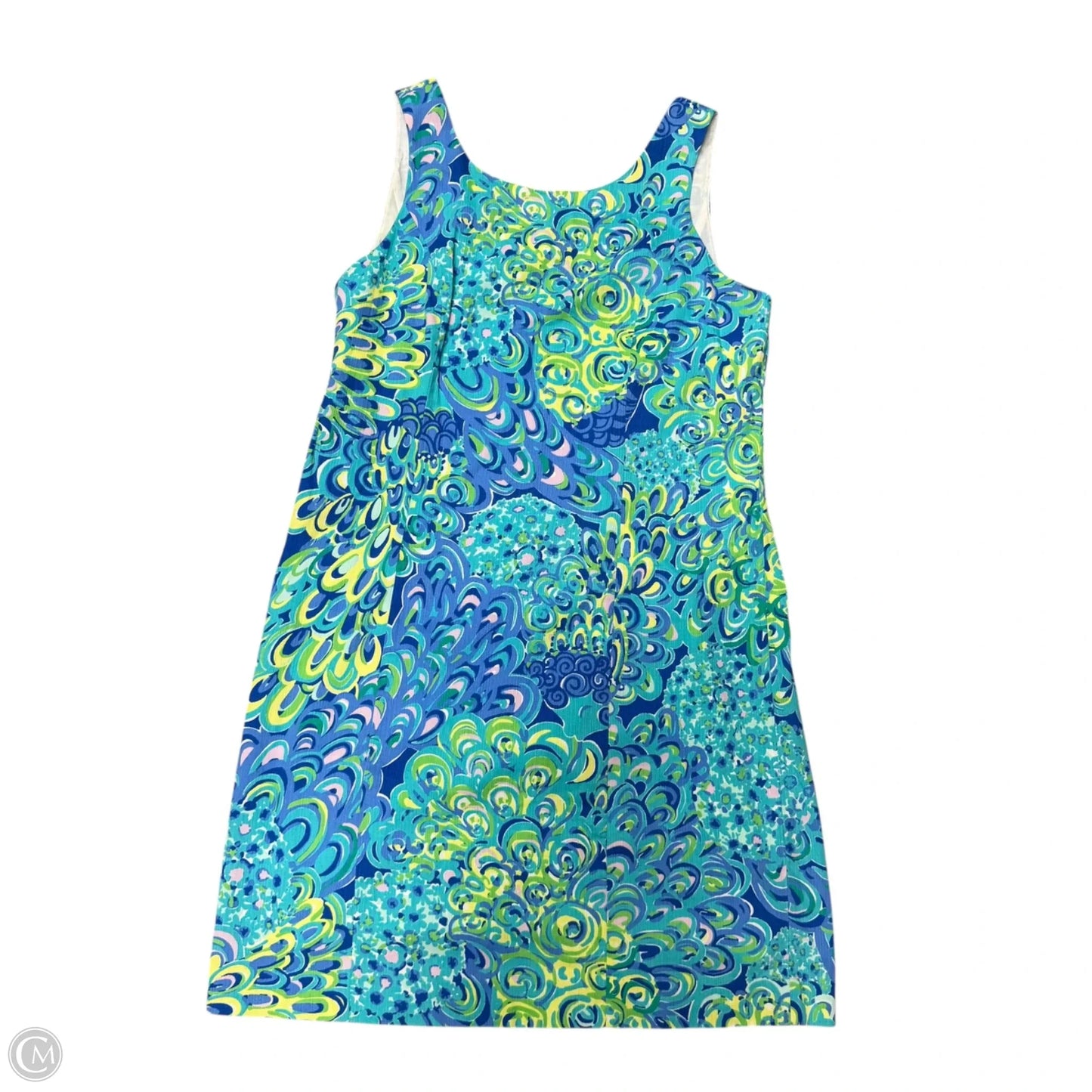 Dress Designer By Lilly Pulitzer In Blue & Green, Size: M