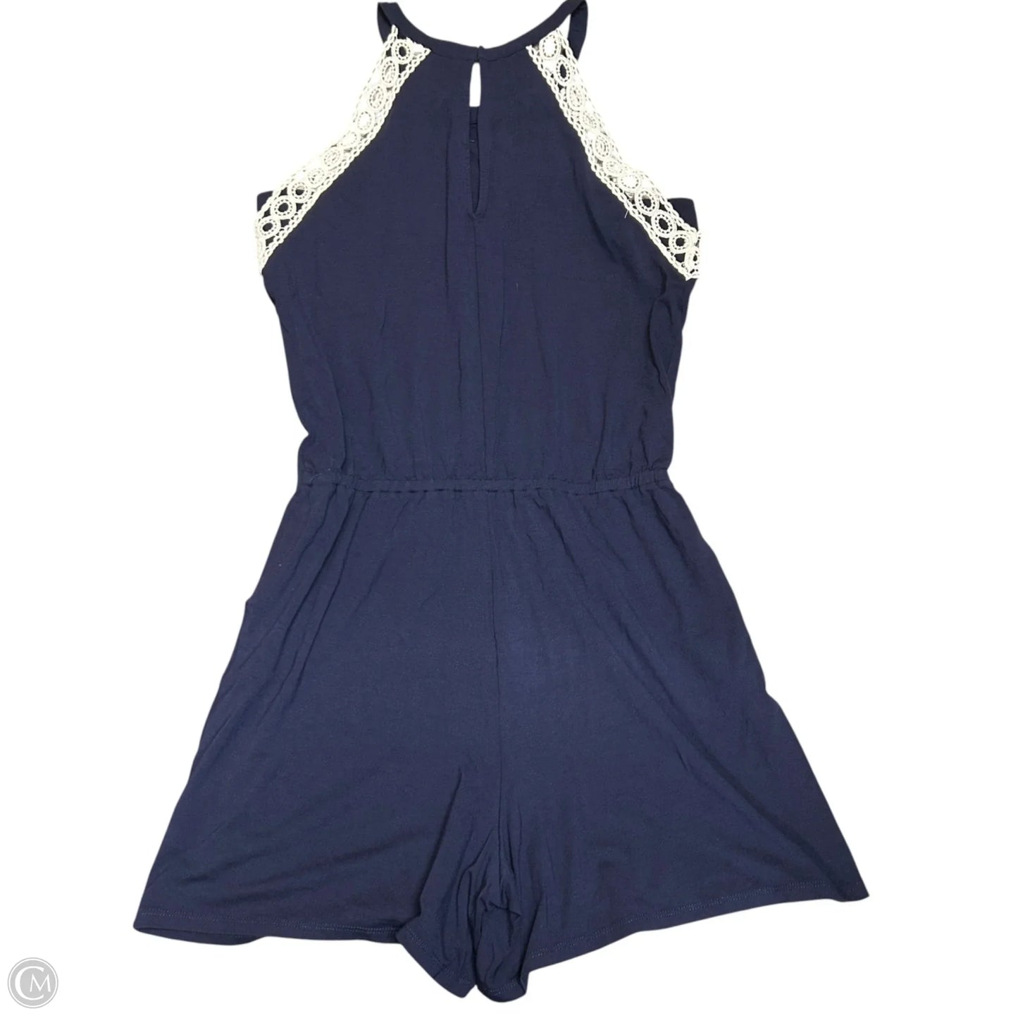 Romper Designer By Lilly Pulitzer In Blue, Size: M