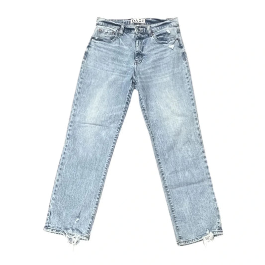 Jeans Straight By Daze In Blue Denim, Size: 2