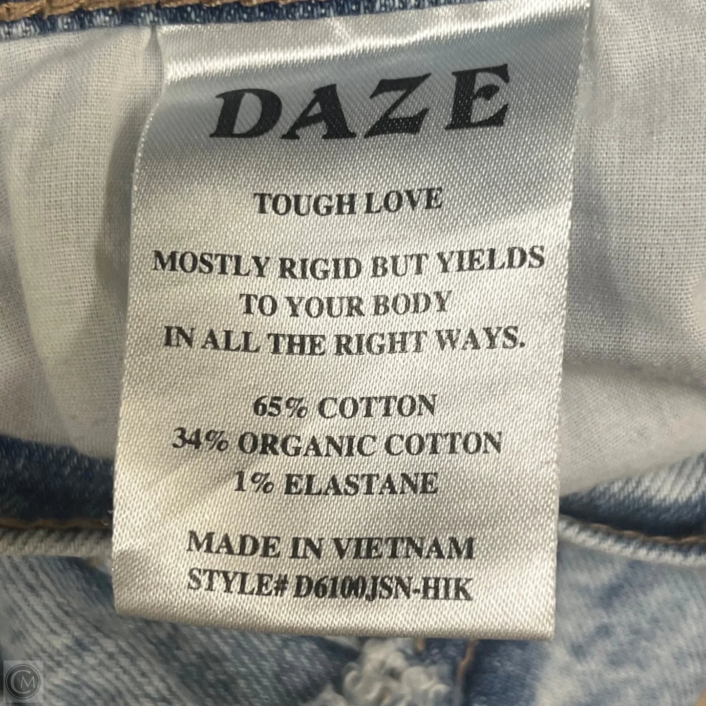 Jeans Straight By Daze In Blue Denim, Size: 2