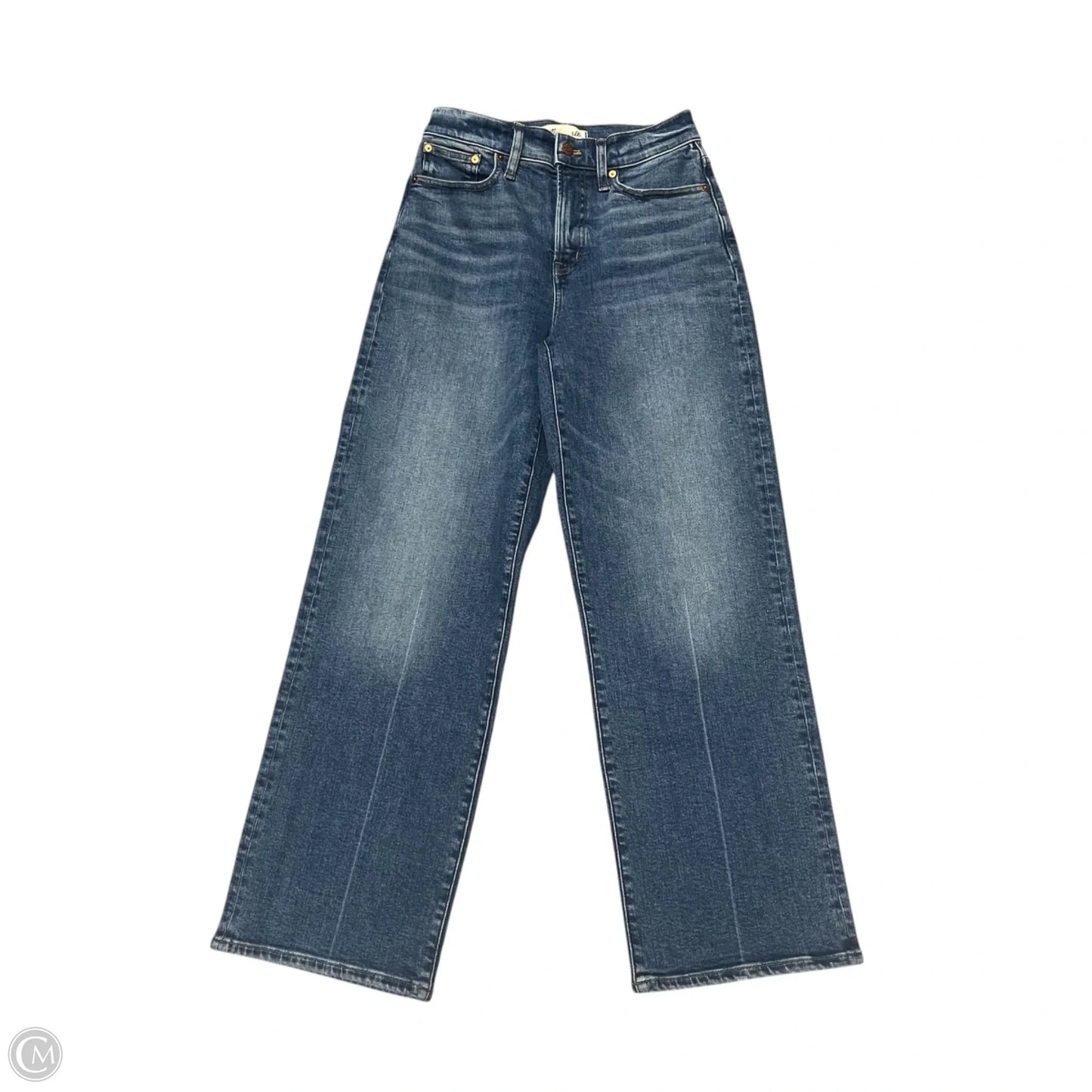 Jeans Wide Leg By Madewell In Blue Denim, Size: 2