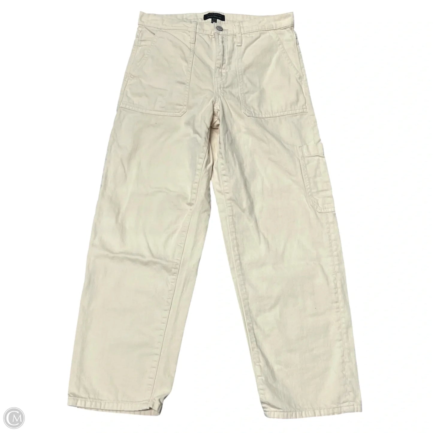 Jeans Wide Leg By Banana Republic In Tan Denim, Size: 6
