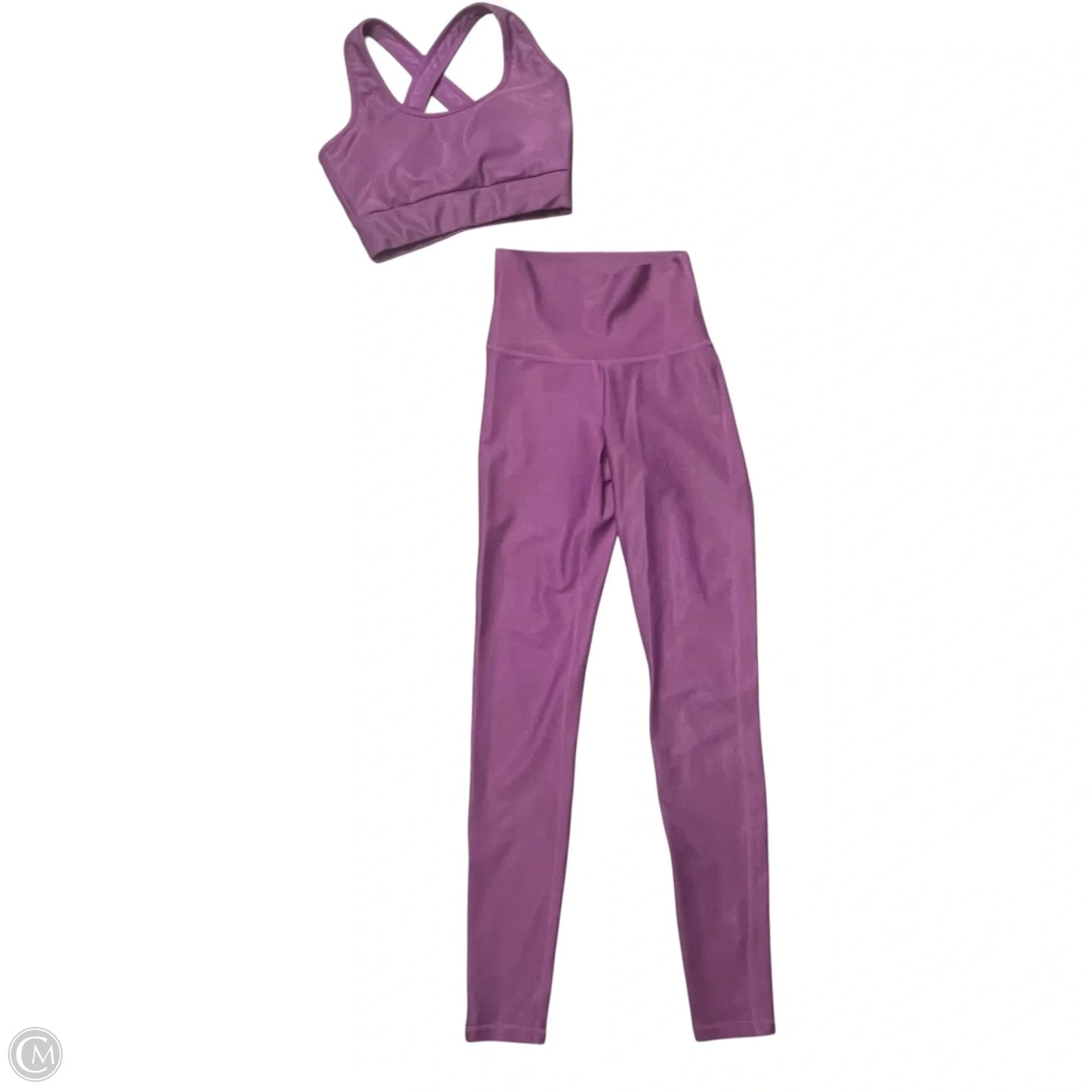 Athletic Pants 2pc By Electric Yoga In Purple, Size: Xs