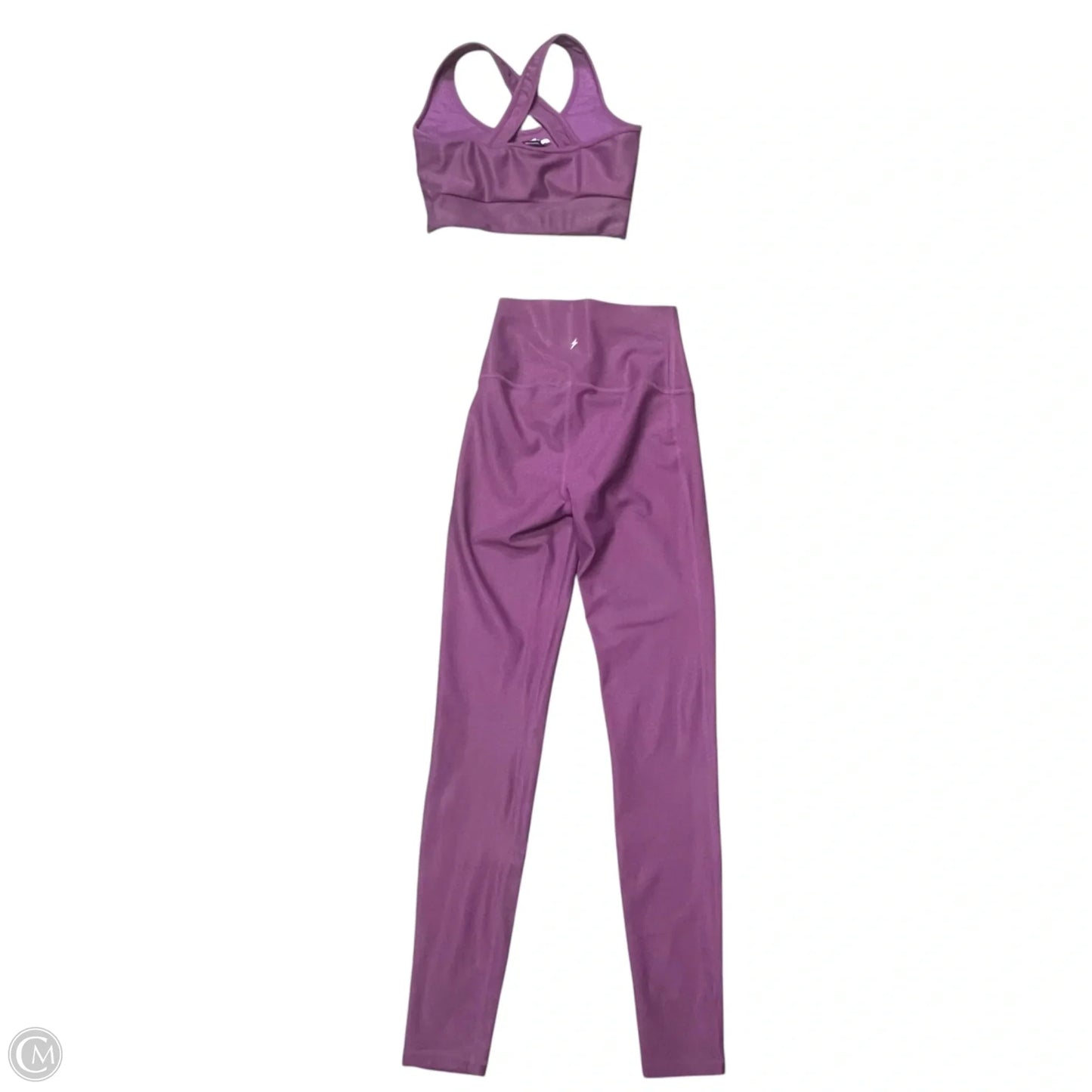 Athletic Pants 2pc By Electric Yoga In Purple, Size: Xs