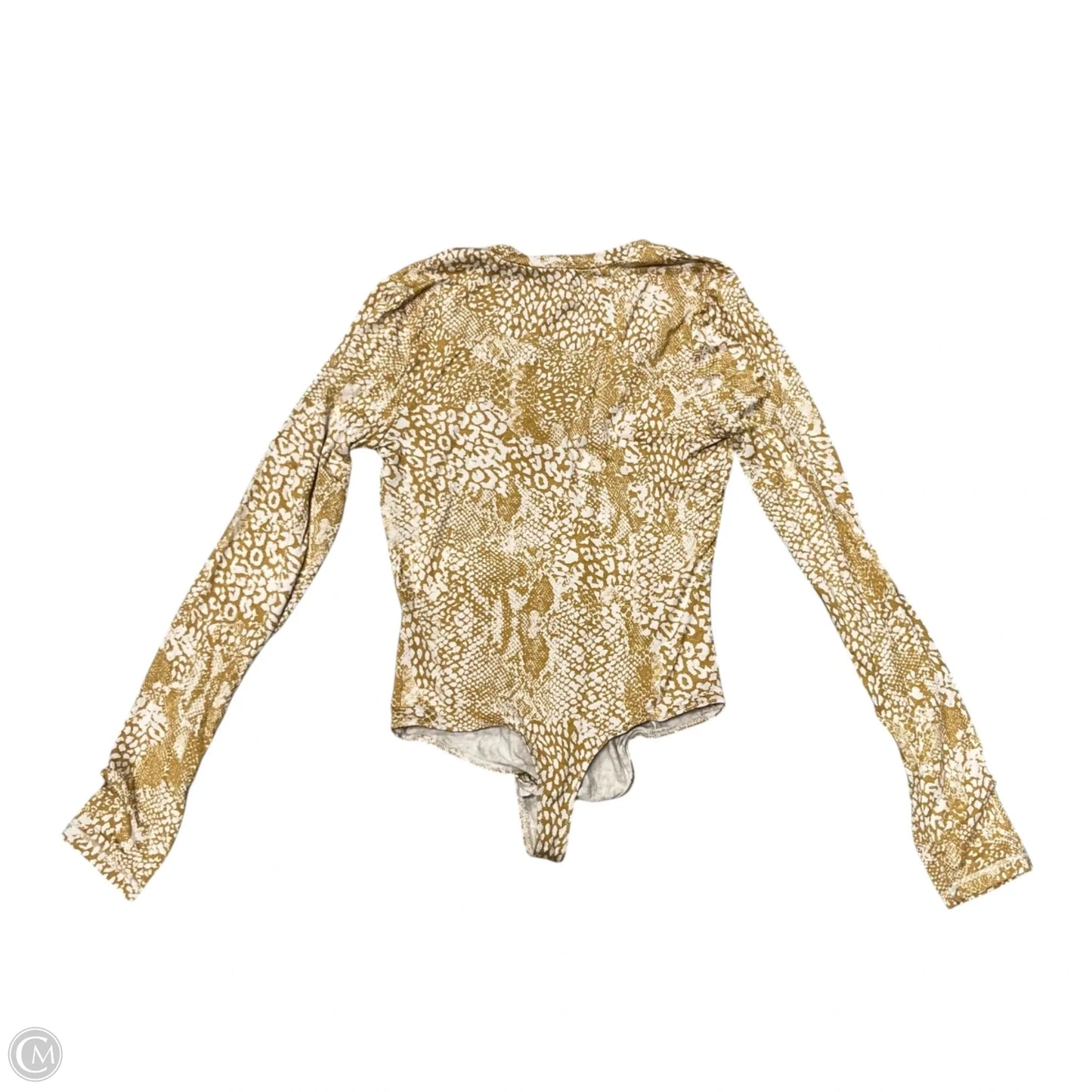 Bodysuit By Free People In Cream & Yellow, Size: S
