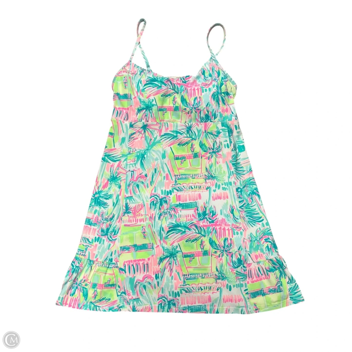 Dress Designer By Lilly Pulitzer In Blue & Green, Size: S