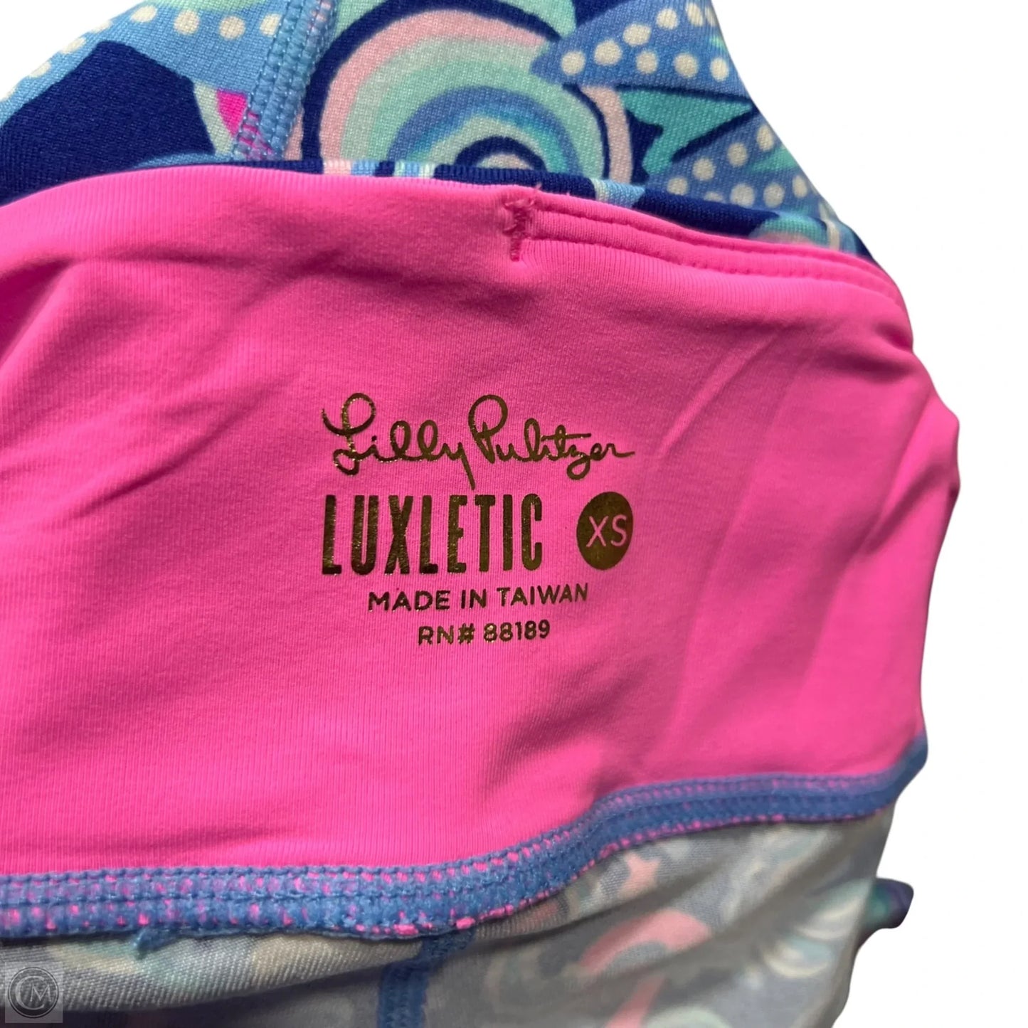 Pants Designer By Lilly Pulitzer In Blue & Pink, Size: Xs