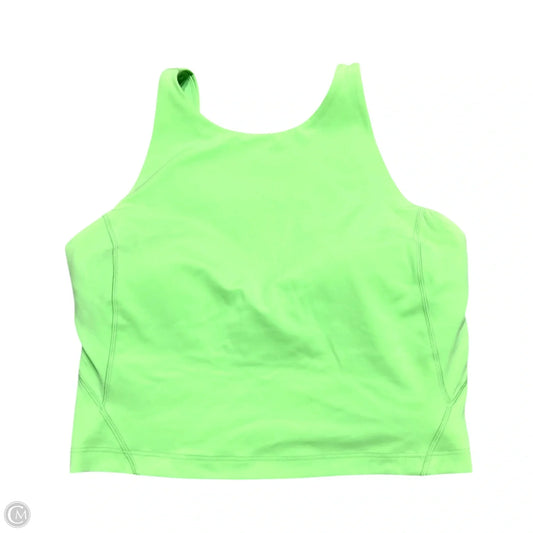 Athletic Bra By Lululemon In Green, Size: S