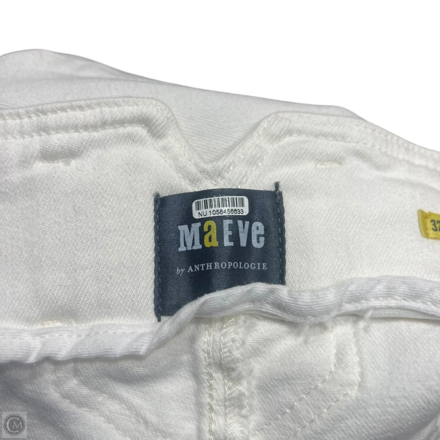 Jeans Wide Leg By Maeve In Cream Denim, Size: 14
