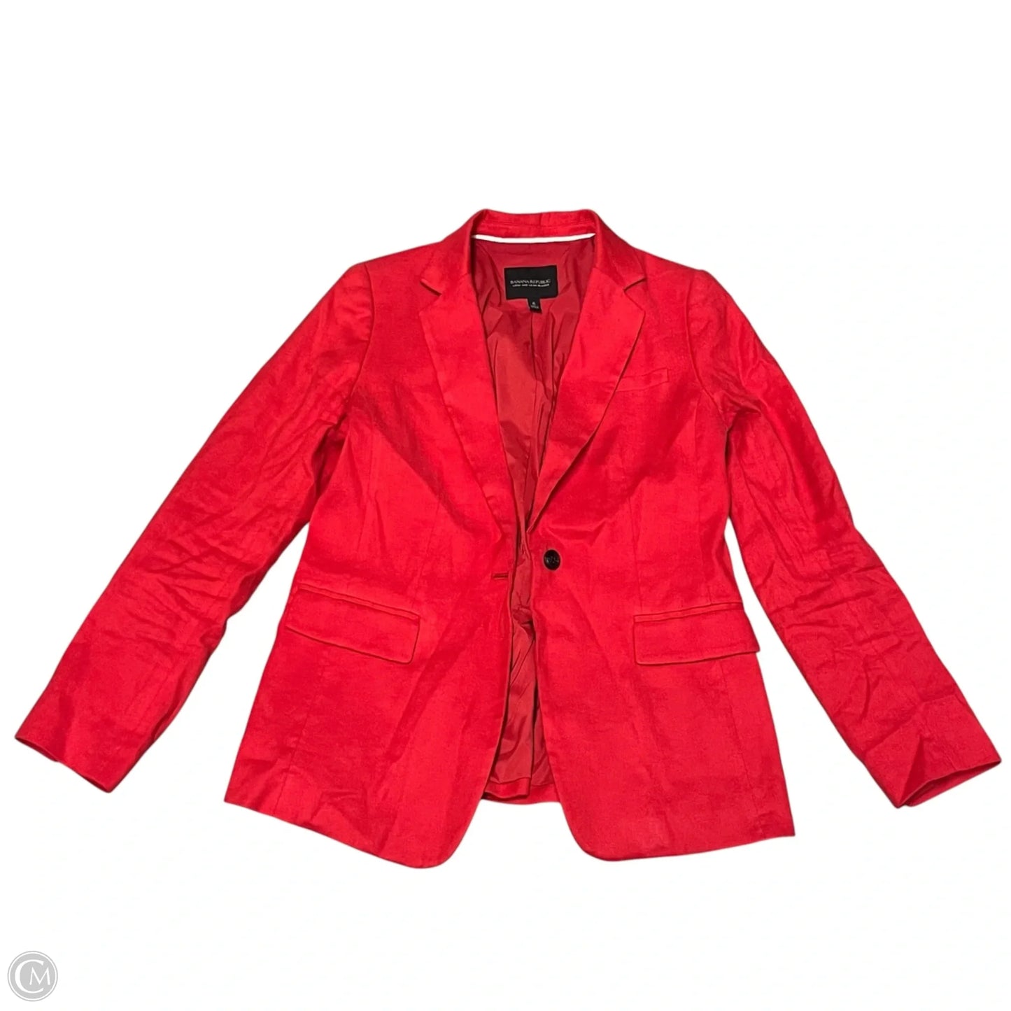 Blazer By Banana Republic In Red, Size: S