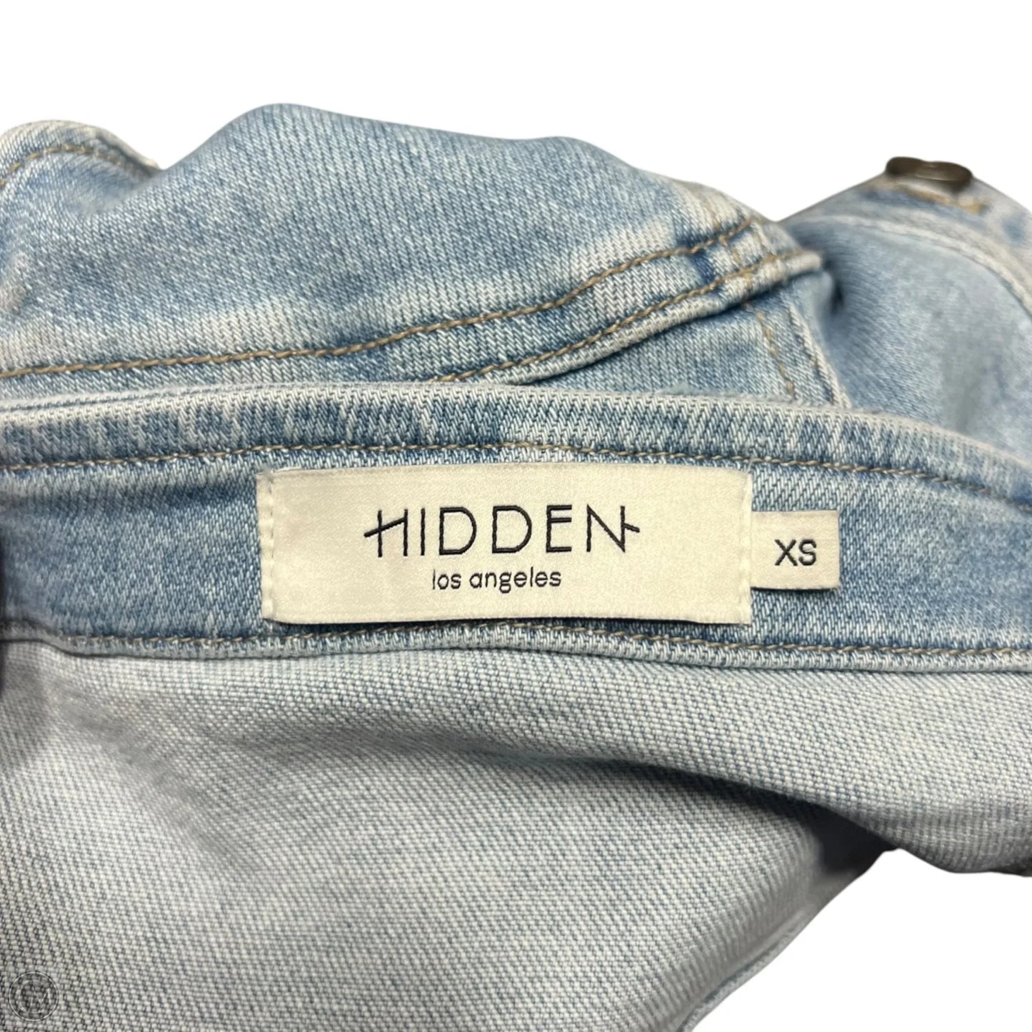 Top Sleeveless By Hidden In Blue Denim, Size: Xs