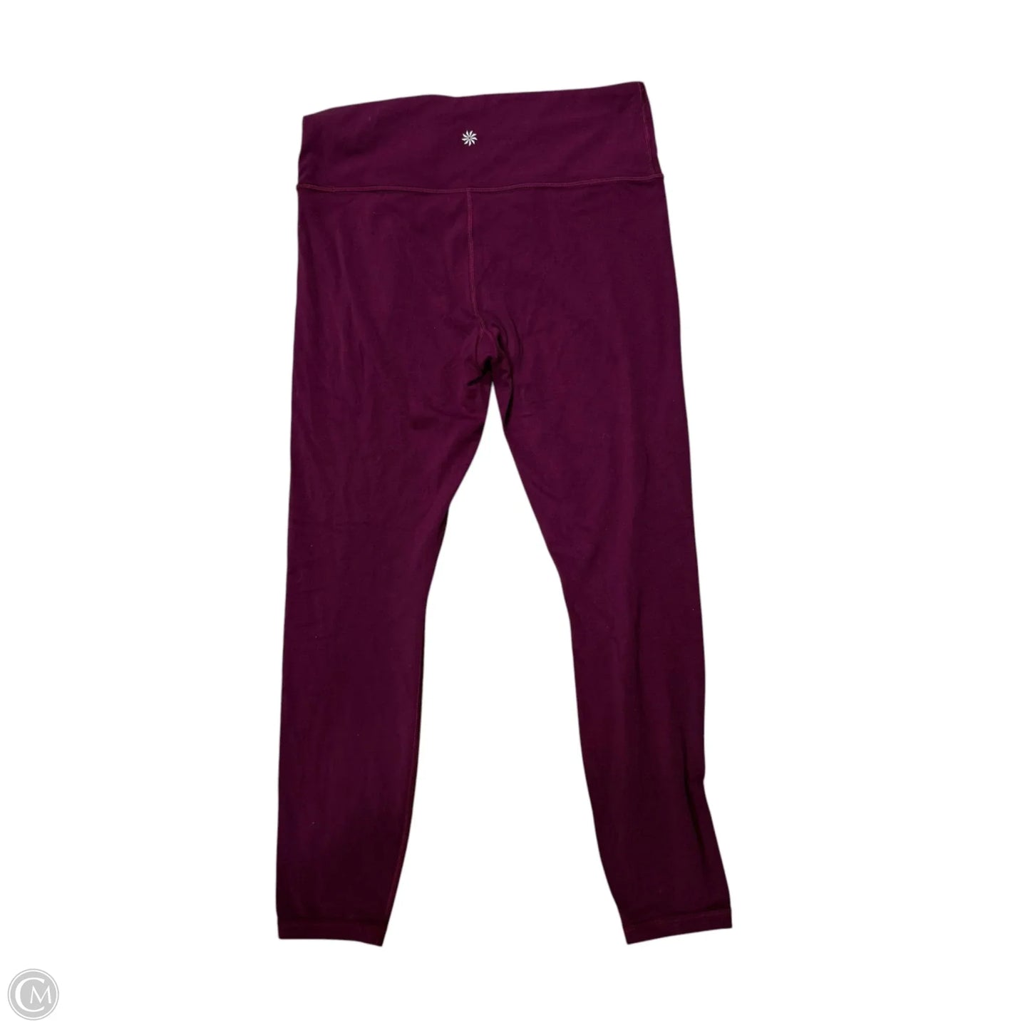 Athletic Leggings By Athleta In Pink, Size: M