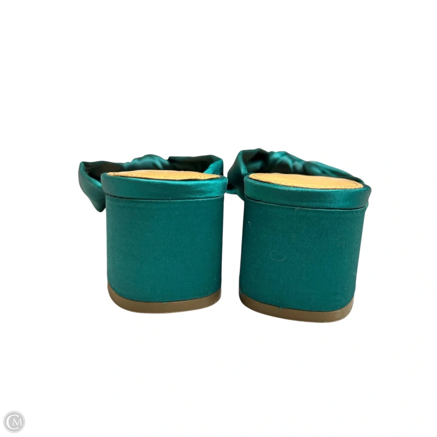 Sandals Heels Block By J. Crew In Green, Size: 11