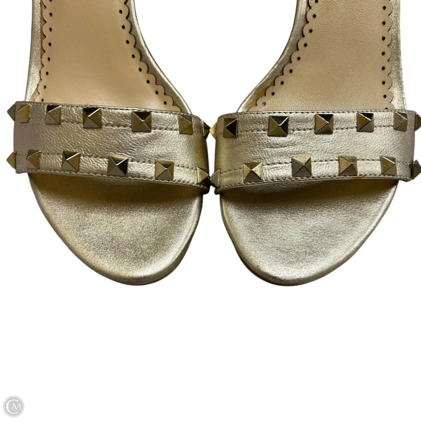 Sandals Designer By Lilly Pulitzer In Gold, Size: 9.5