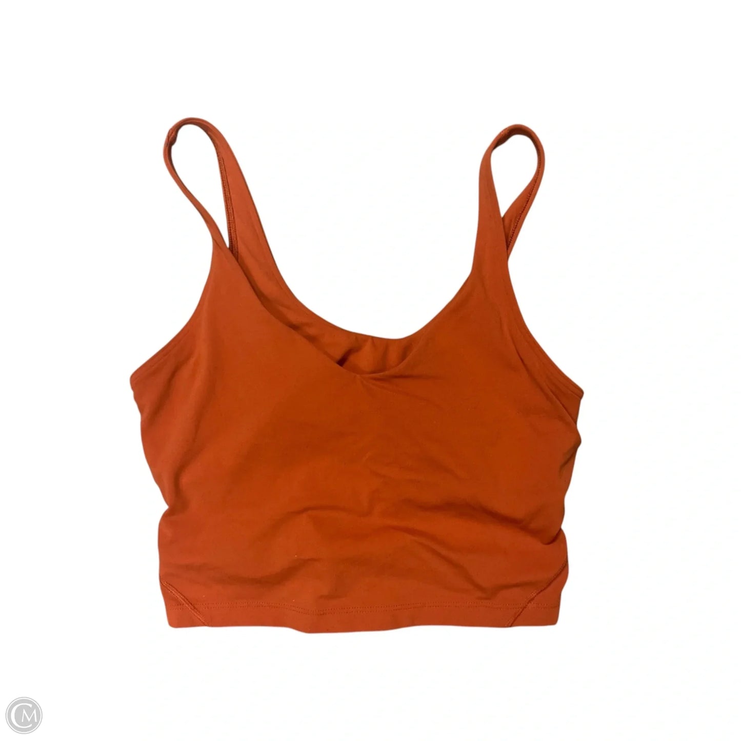 Athletic Bra By Lululemon In Orange, Size: M