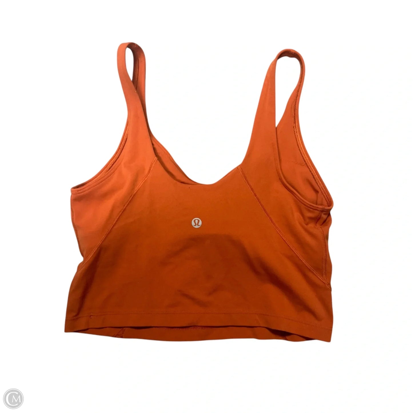 Athletic Bra By Lululemon In Orange, Size: M