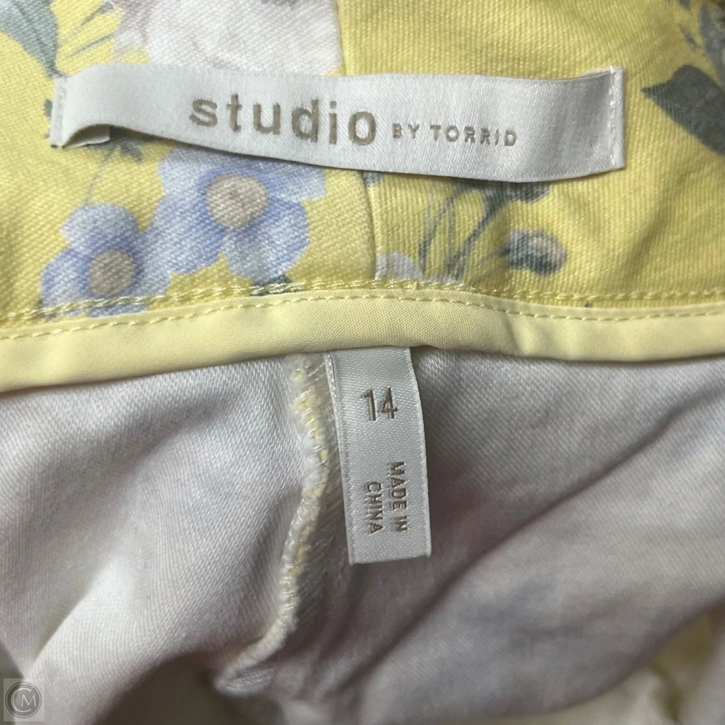 Shorts By Torrid In Blue & Yellow, Size: 14