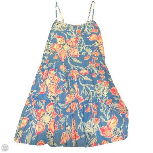 Dress Designer By Lilly Pulitzer In Blue & Pink, Size: Xs