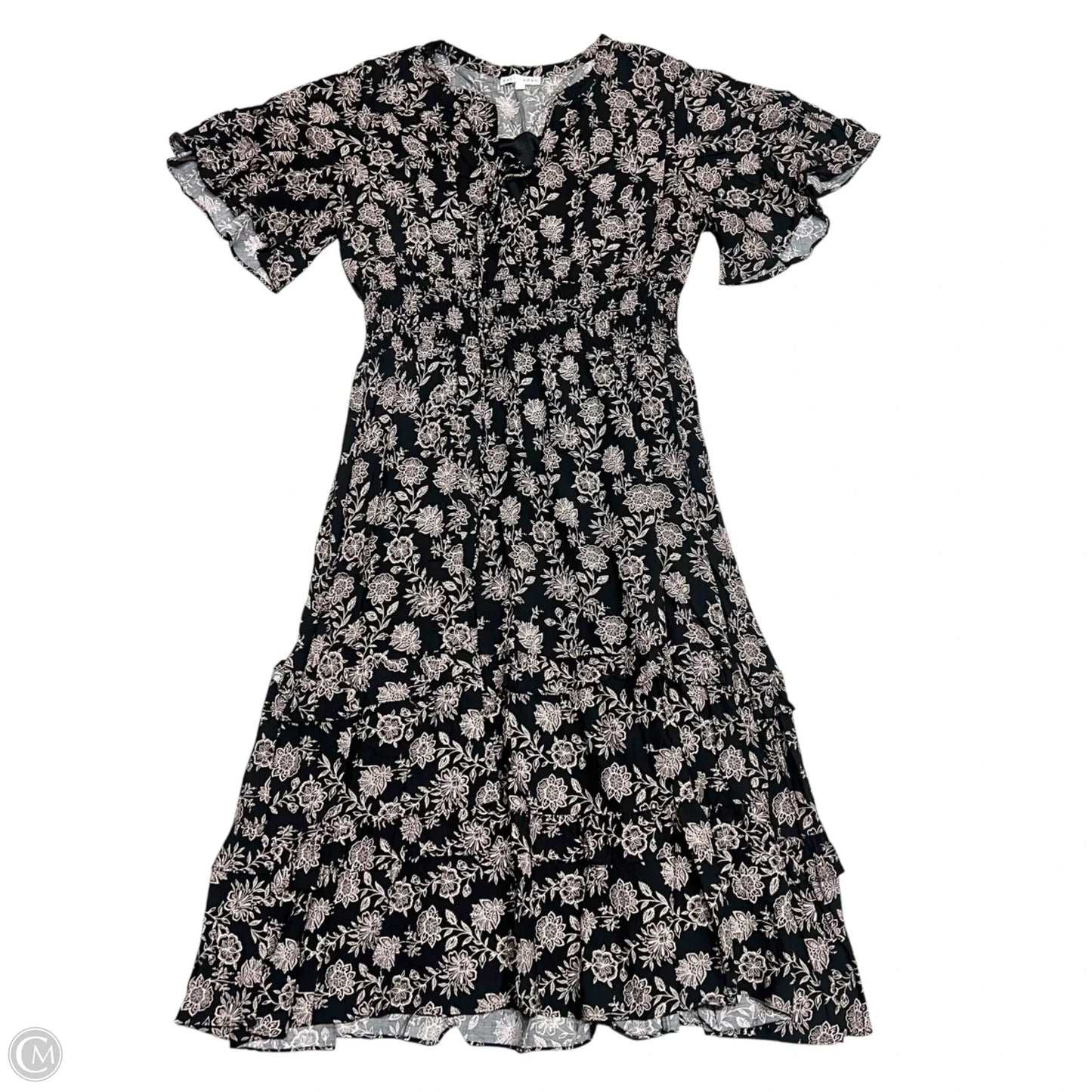 Dress Casual Maxi By Baltic Born In Black & Pink, Size: Xl