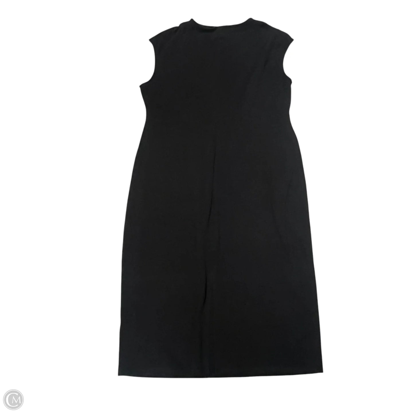 Dress Casual Midi By Vince Camuto In Black, Size: 2x