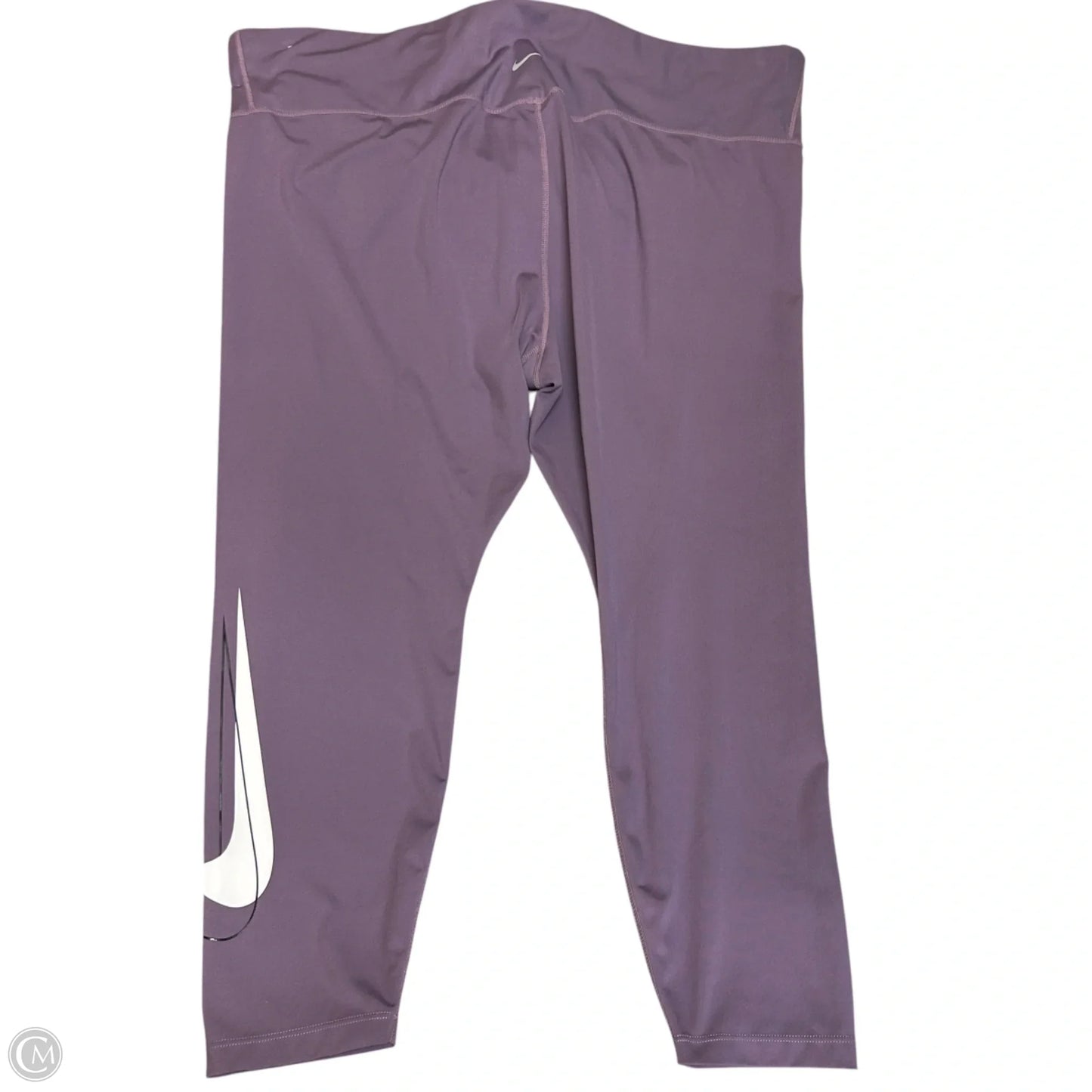 Athletic Leggings Capris By Nike In Purple, Size: 22