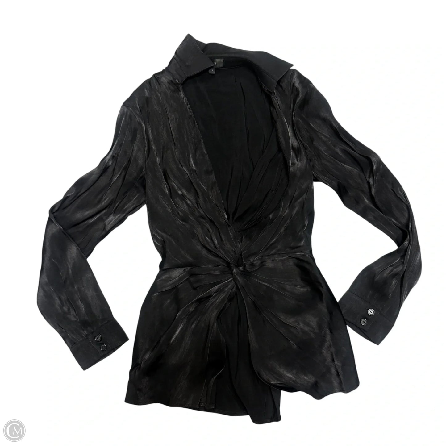 Top Long Sleeve In Black, Size: S