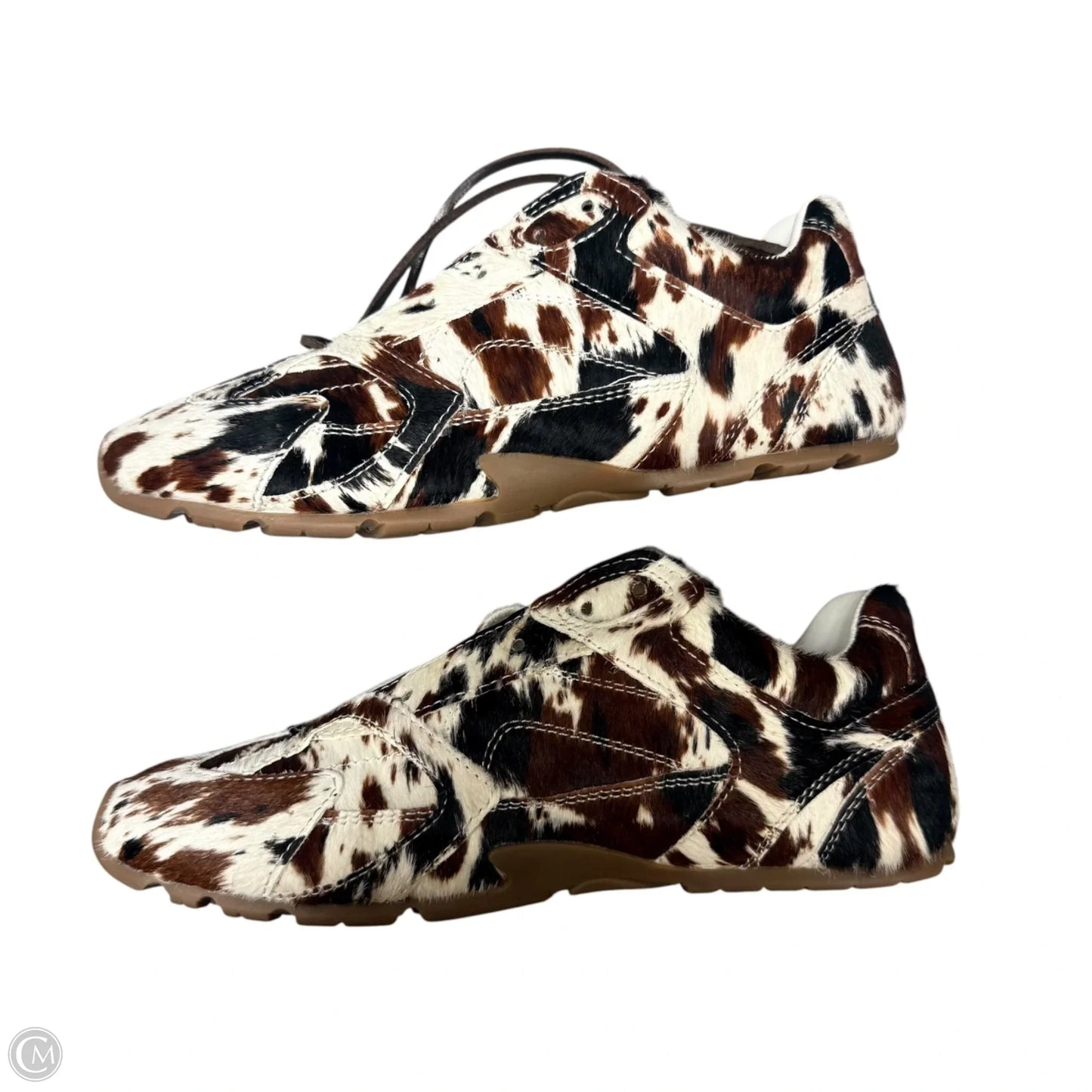 Shoes Sneakers By Steve Madden In Brown & Cream, Size: 7