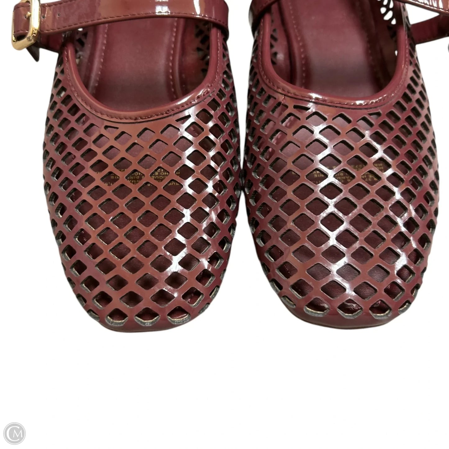 Shoes Flats By H&m In Maroon, Size: 6.5