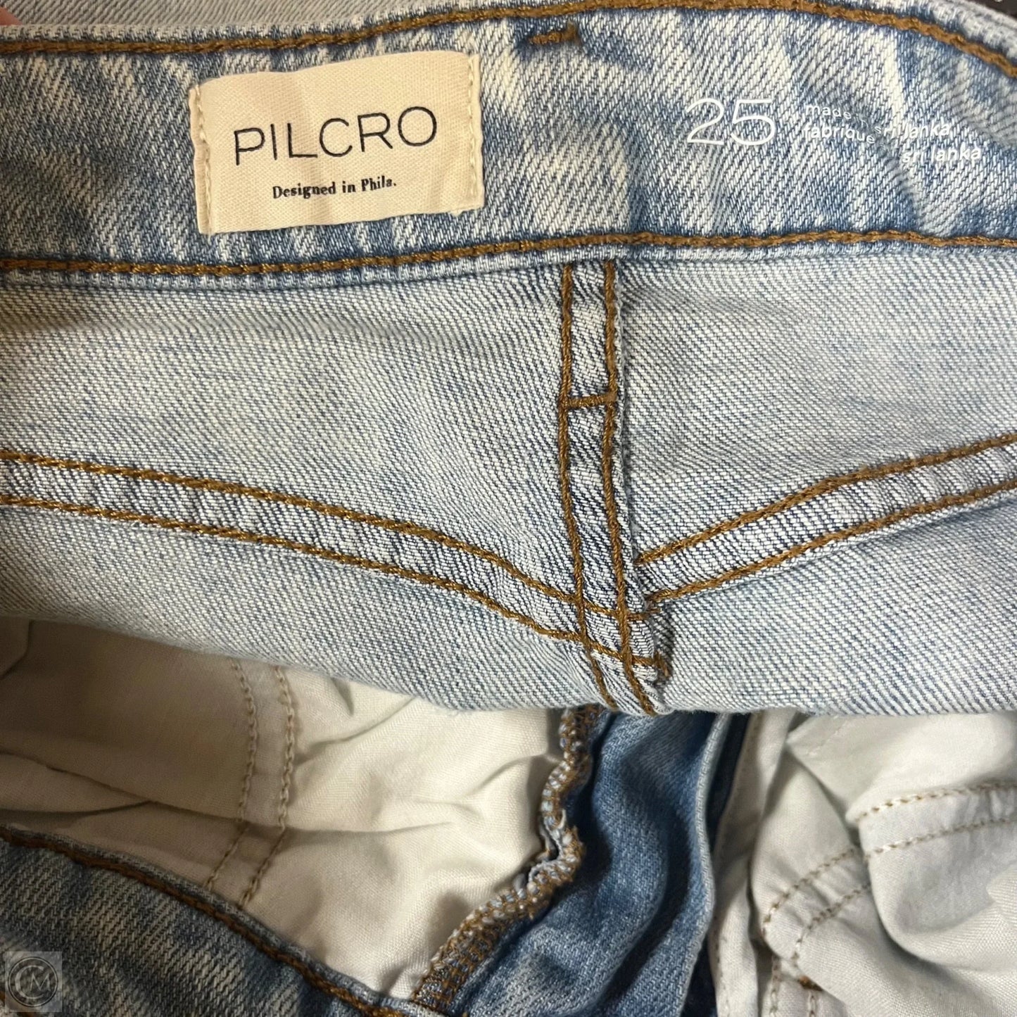 Jeans Wide Leg By Pilcro In Blue Denim, Size: 2