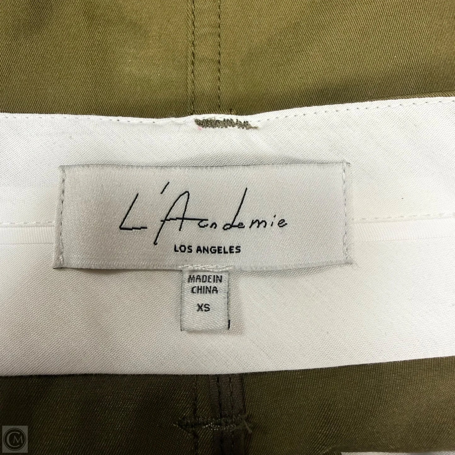 Skirt Mini & Short By L Academie In Green, Size: Xs