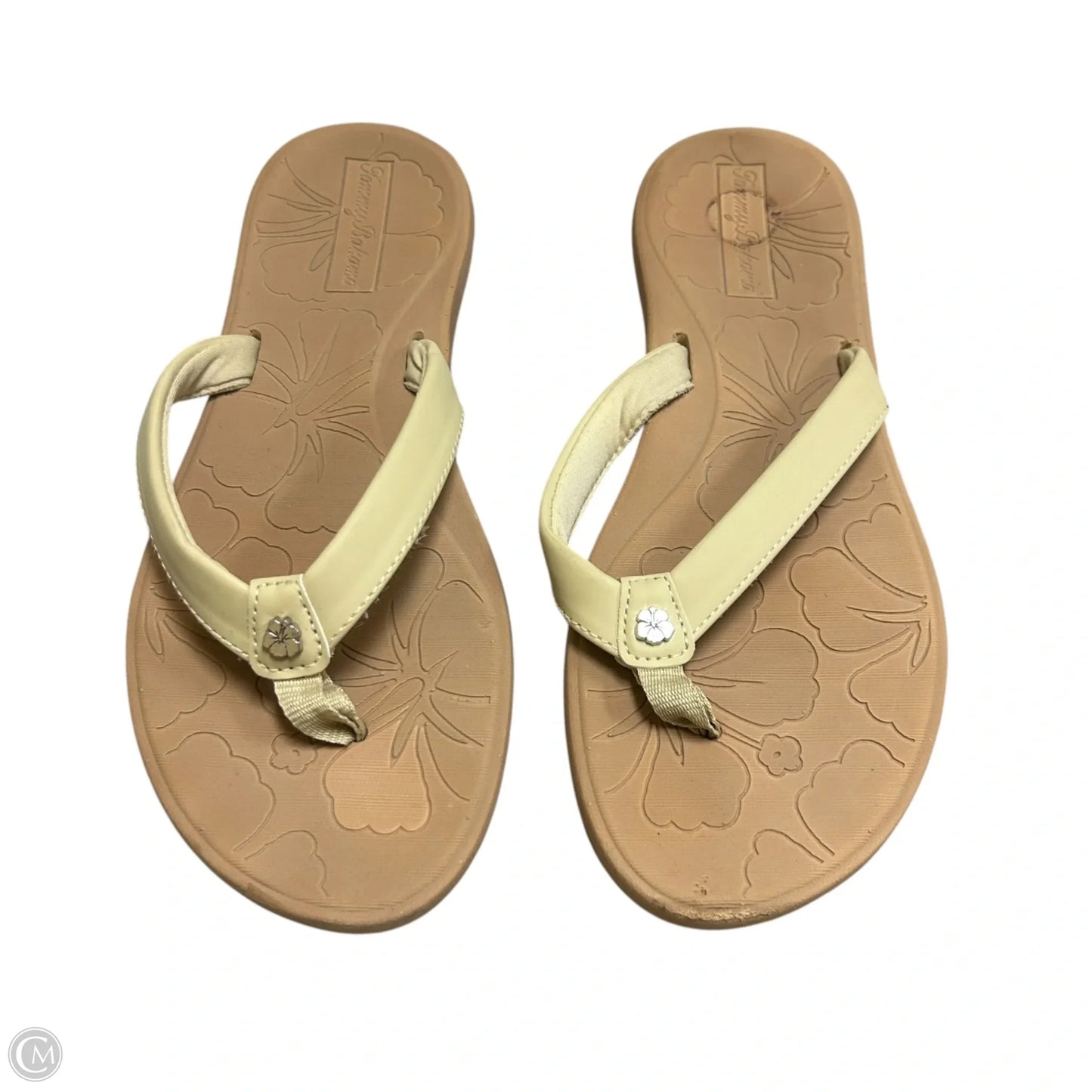 Sandals Flats By Tommy Bahama In Tan, Size: 10