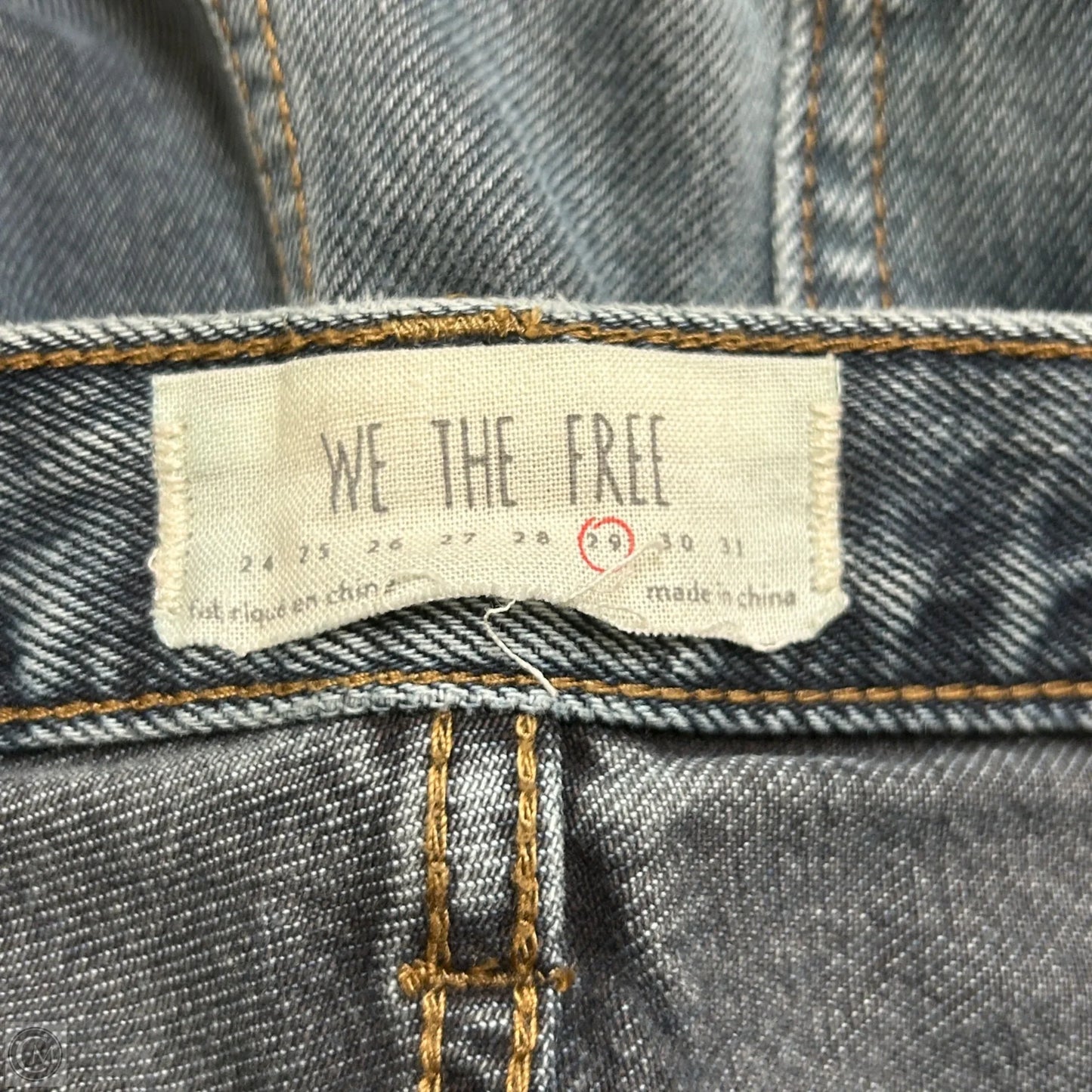 Jeans Wide Leg By We The Free In Grey Denim, Size: 8