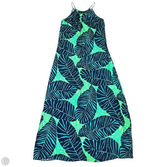 Dress Designer By Lilly Pulitzer In Blue & Green, Size: L