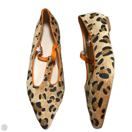 Shoes Flats In Leopard Print, Size: 11.5