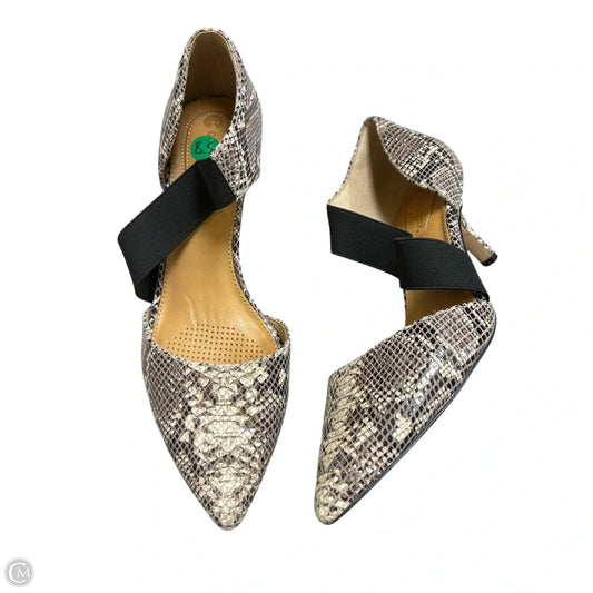 Shoes Heels Kitten By Corso Como In Snakeskin Print, Size: 8.5