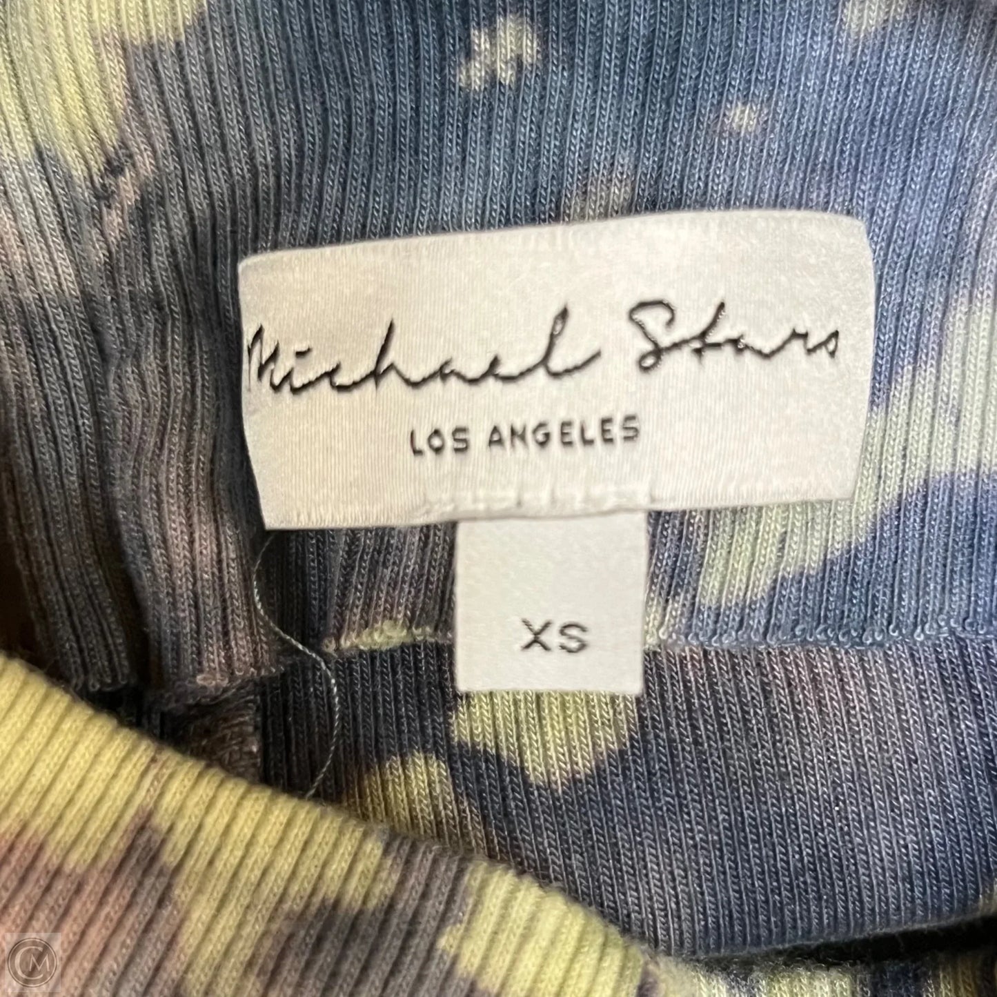 Top Sleeveless By Michael Stars In Blue & Green, Size: Xs
