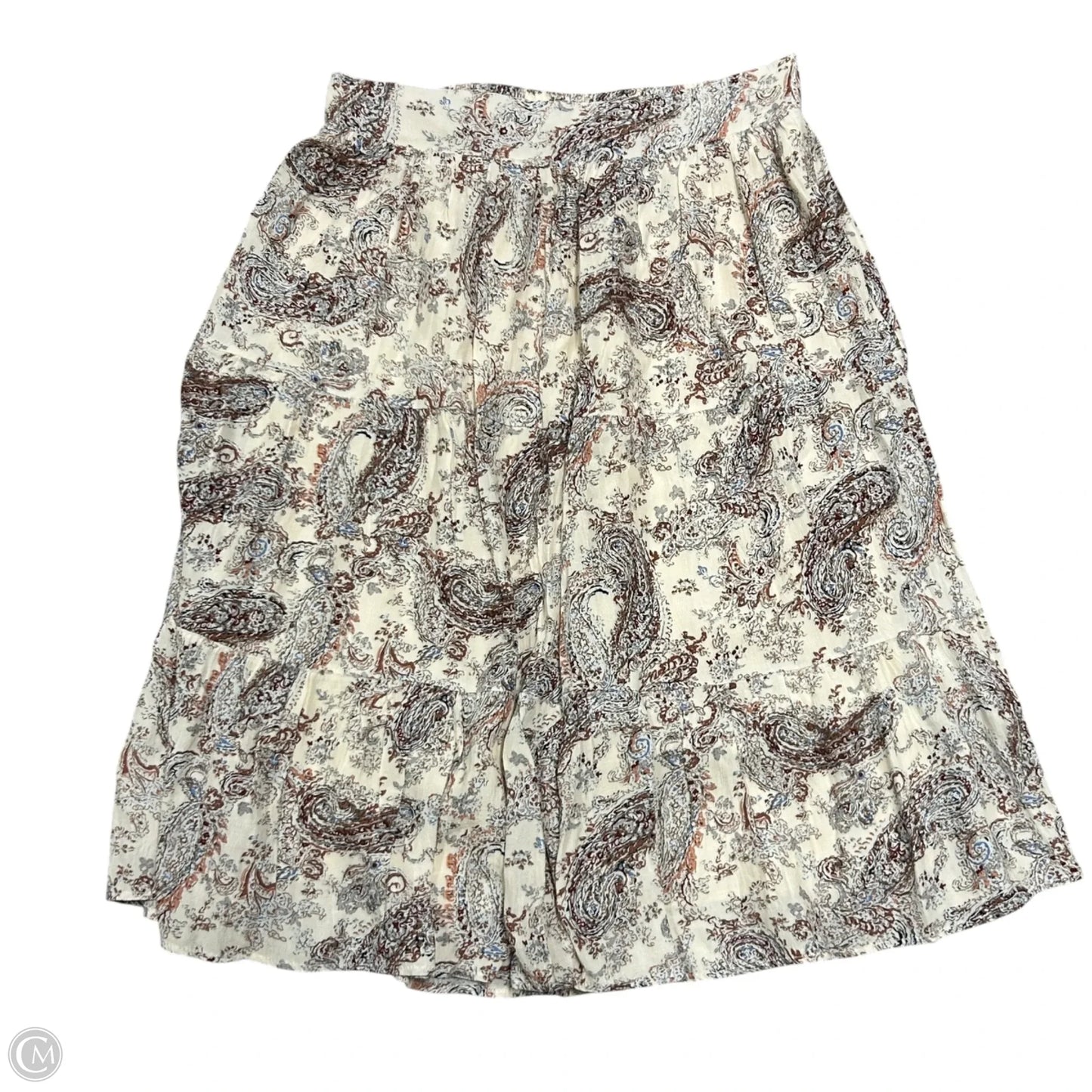 Skirt Midi By Sundance In Brown & Cream, Size: 0