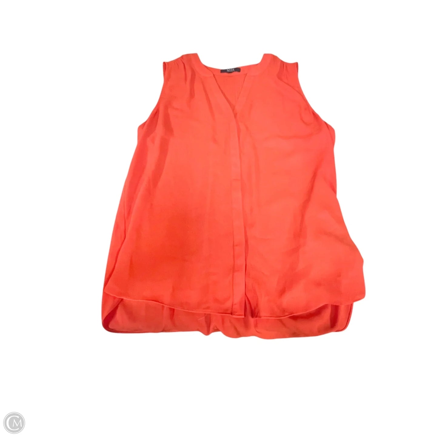 Top Sleeveless By Not Your Daughters Jeans In Orange, Size: Xs