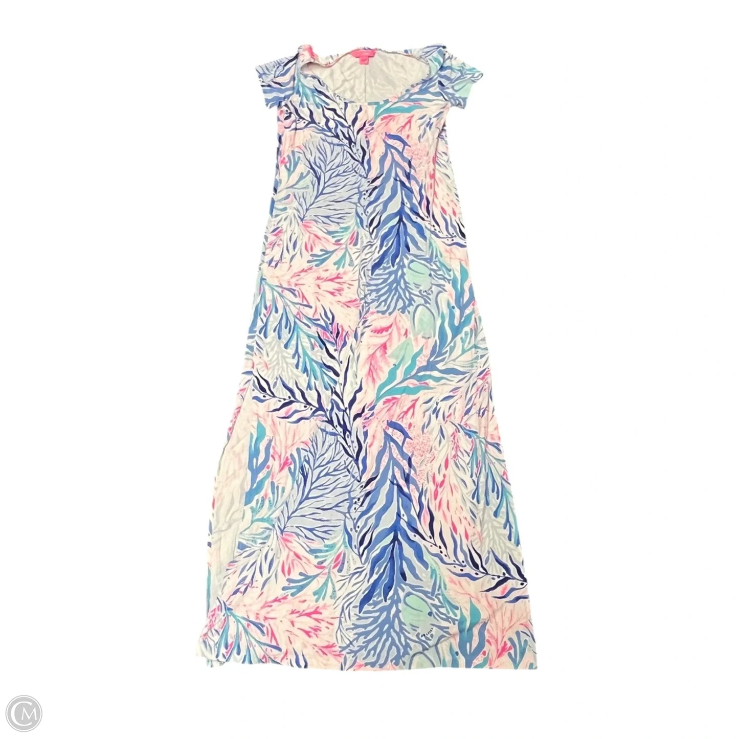 Dress Designer By Lilly Pulitzer In Blue & Pink, Size: S