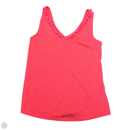 Top Sleeveless Designer By Lilly Pulitzer In Pink, Size: S
