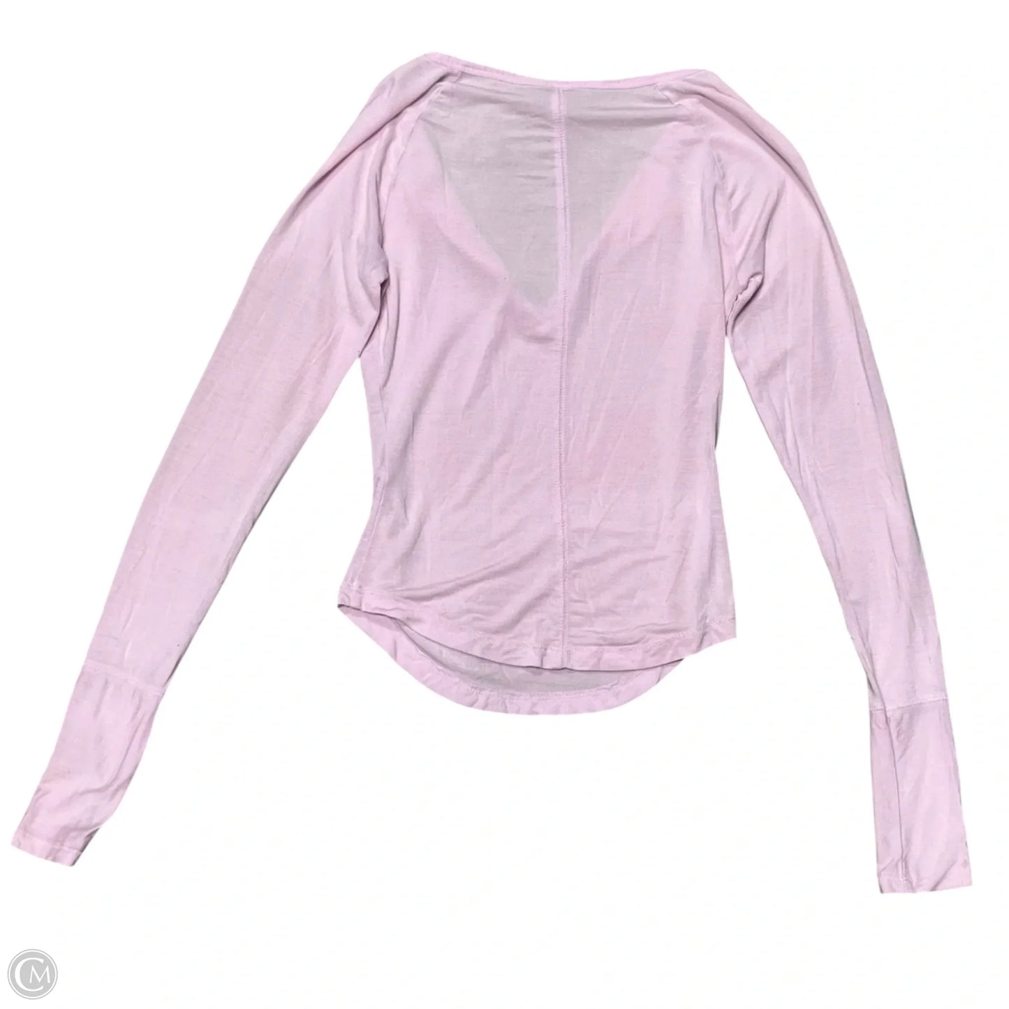 Top Long Sleeve Basic By Free People In Pink, Size: Xs