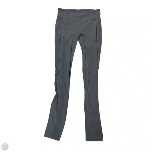 Athletic Leggings By Lululemon In Grey, Size: 2