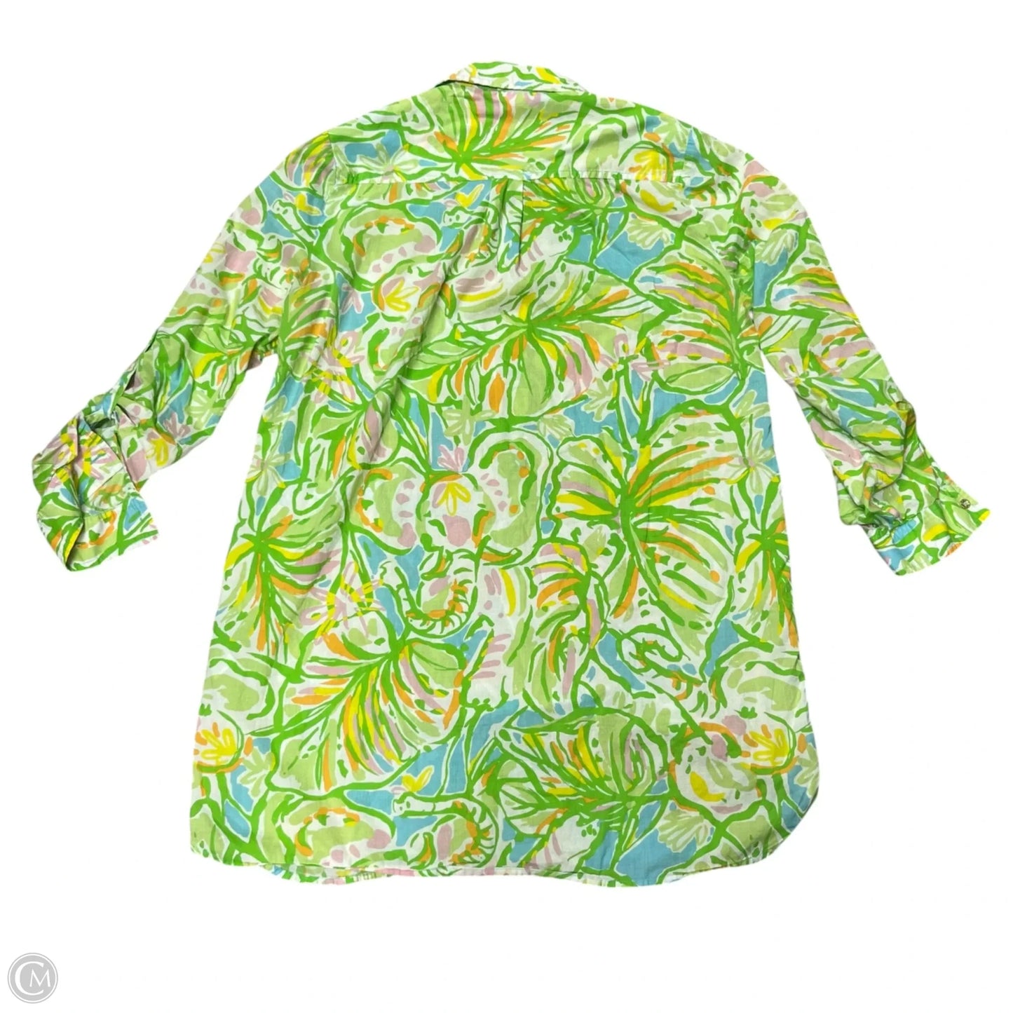 Dress Designer By Lilly Pulitzer In Blue & Green, Size: S