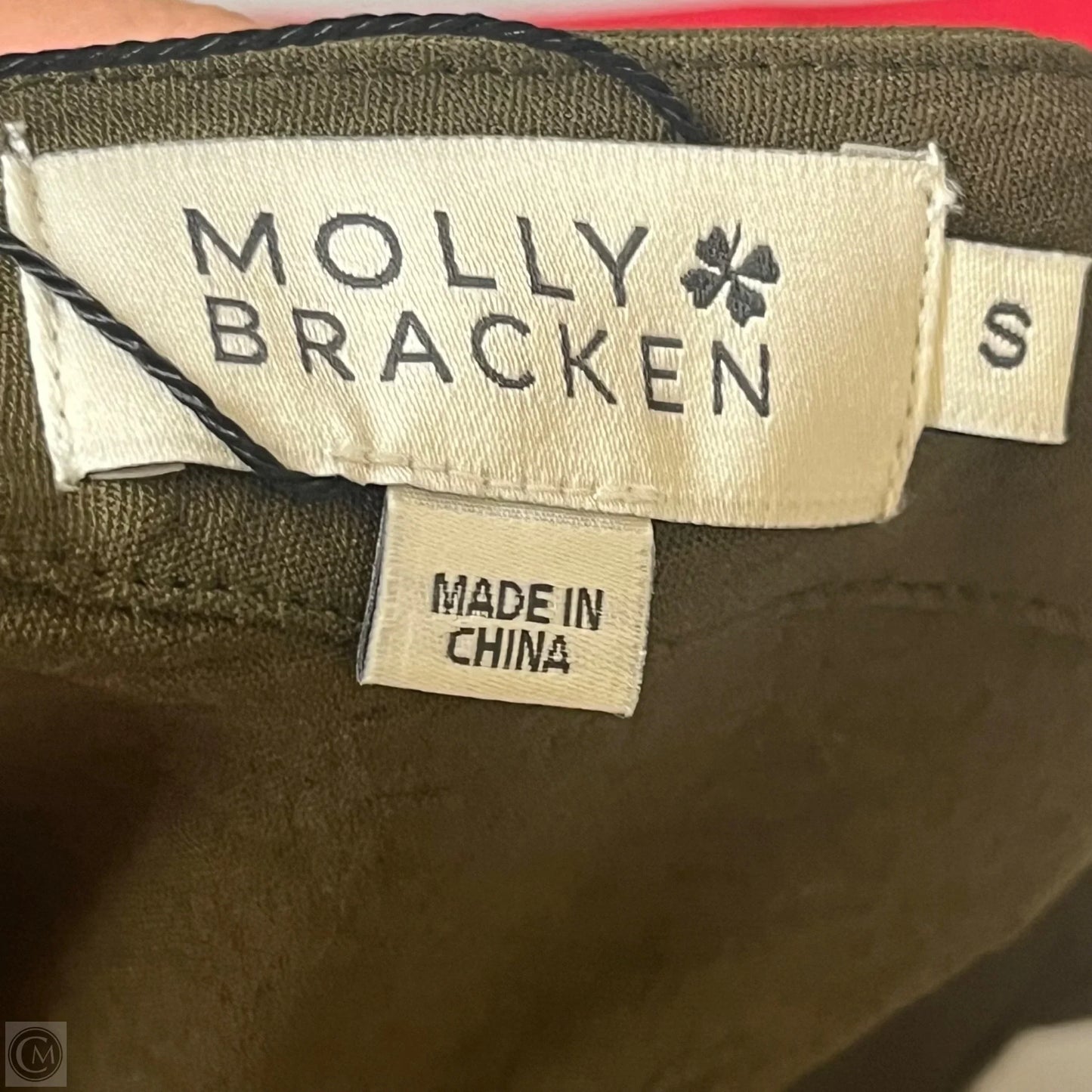 Top Sleeveless By Molly Bracken In Green, Size: S